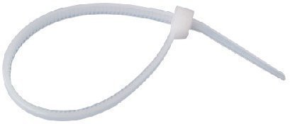 Кабель хомуты нейлоновые белые 3,6х250мм 60422